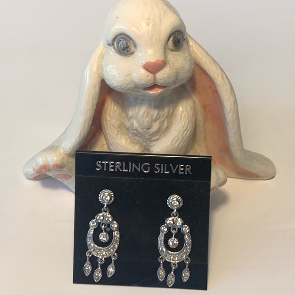 SS 925 CZ EARRINGS - Picture 5 of 5